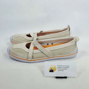Sperry Top Sider Slip On Outdoor Boat Shoe Womens Size 8 9659731 Beige Orange